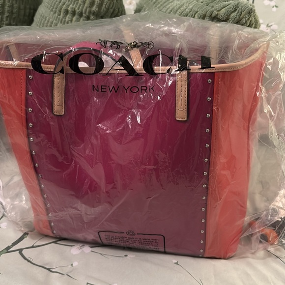 Coach Tote with Rivets - Picture 12 of 12